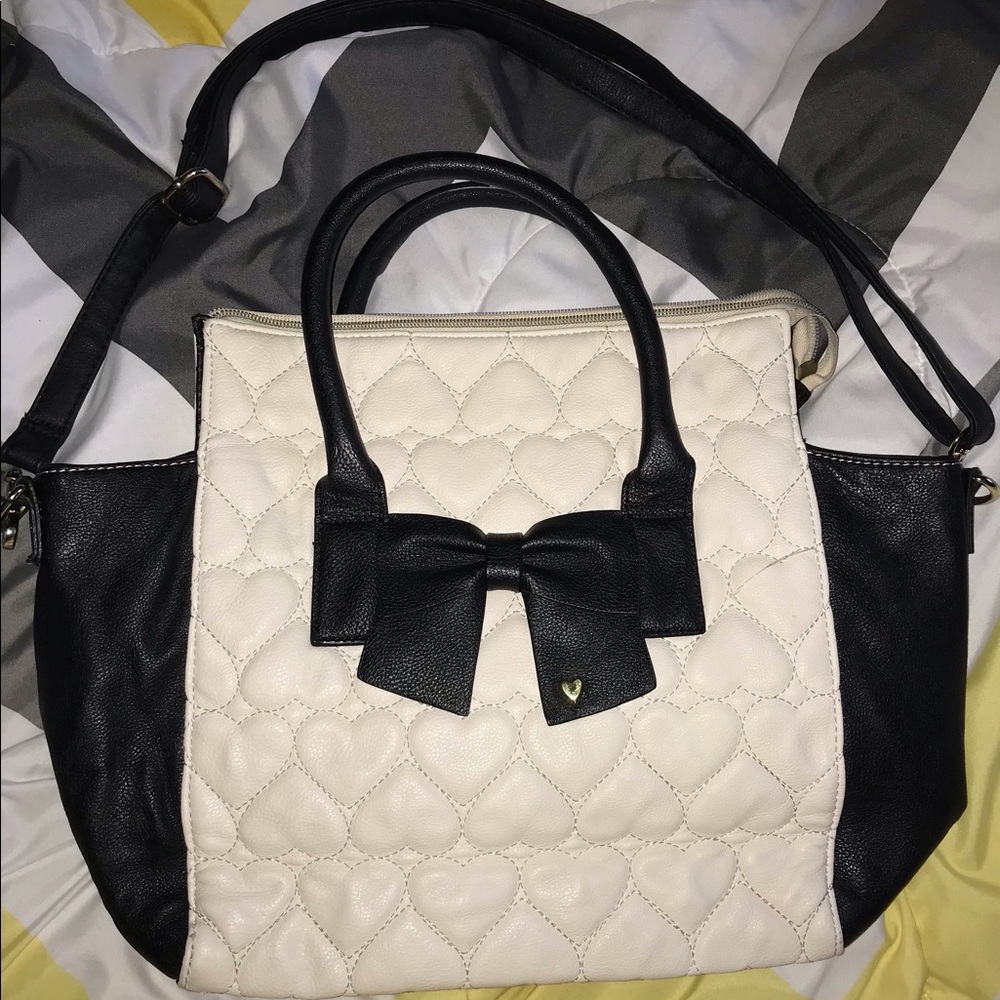 Betsey Johnson Bow Purse w/ Removable Straps